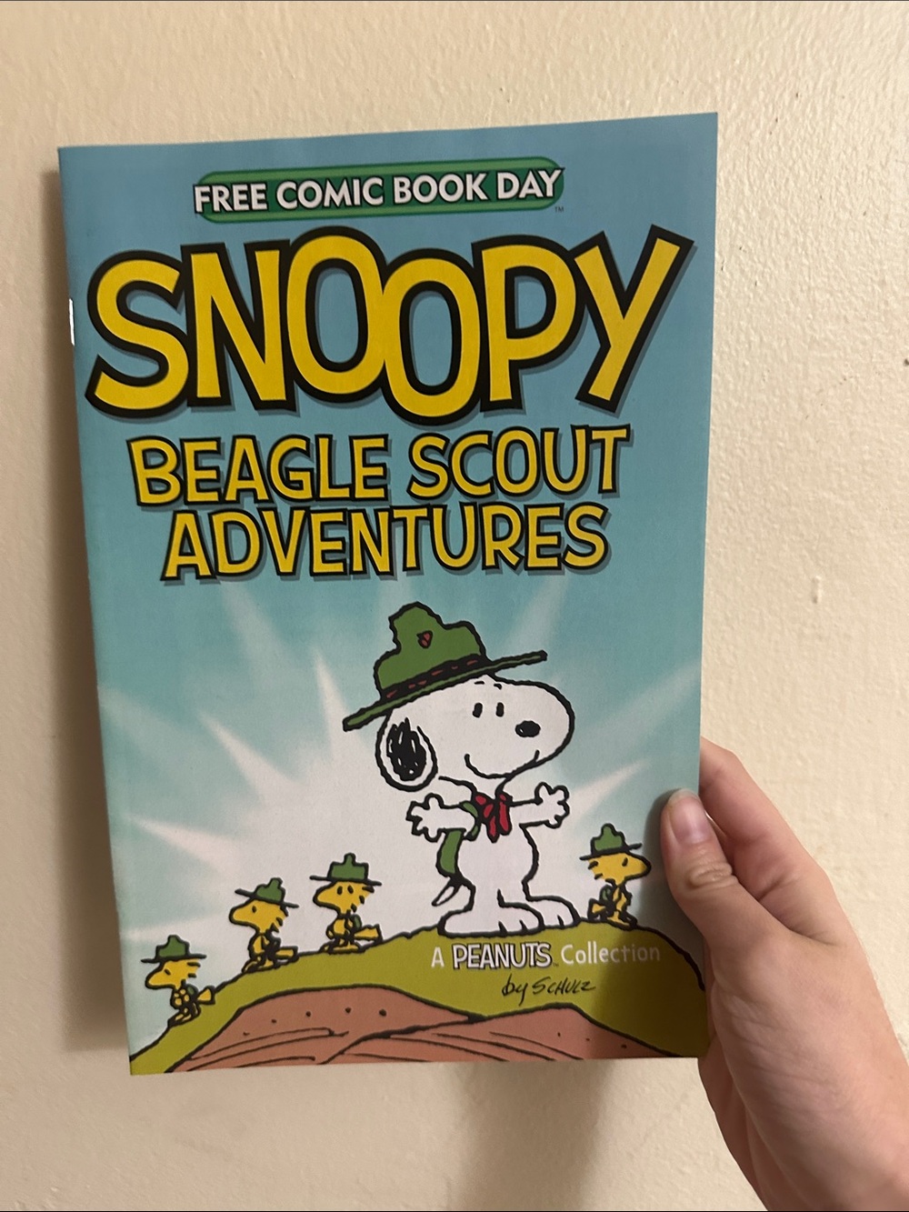 Snoopy Beagle Scout Adventures Comic - Blue Cover